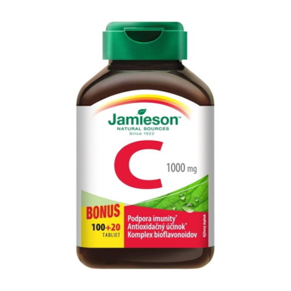 Jamieson JAMIESON Vitamín C 1000 mg 100 + 20 tabliet ZADARMO