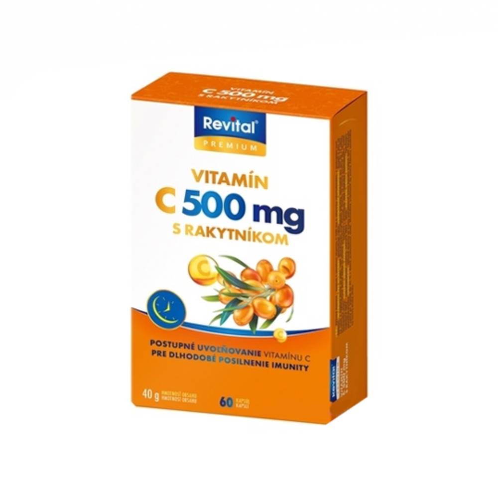 Revital REVITAL Premium vitamín C 500 mg s rakytníkom 30 kapsúl