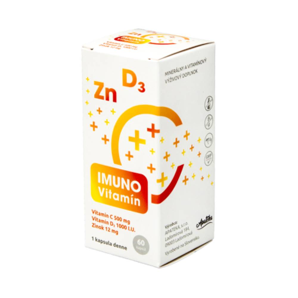 LA ROCHE-POSAY APATEKA Imuno vitamín (vitamín C + D + zinok) 60 kapsúl