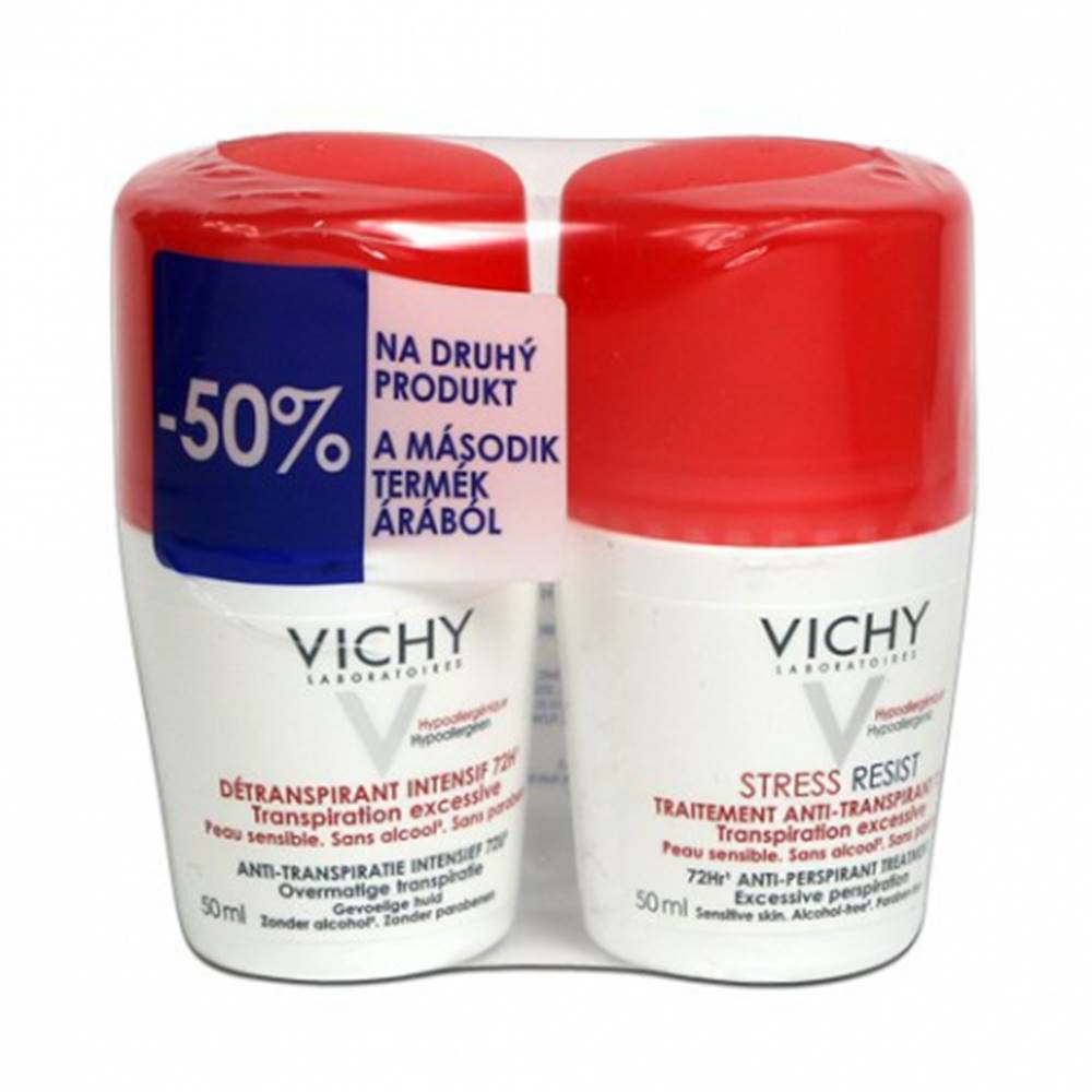 Vichy Vichy Antiperspirant Stress resist roll- on 72h 2x50ml