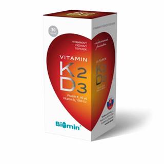 Biomin Vitamín K2 + vitamín D3 60 cps