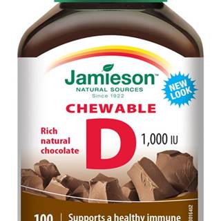 Jamieson vitamín d3 1000 iu čokoláda