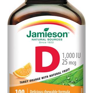 Jamieson vitamín d3 1000 iu pomaranč