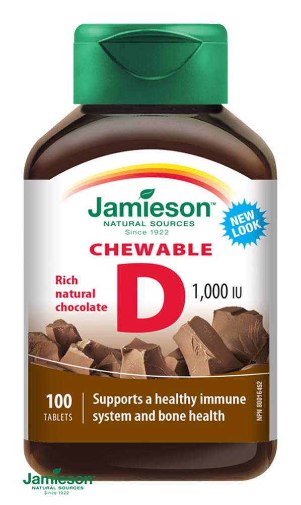 Jamieson Jamieson vitamín d3 1000 iu čokoláda
