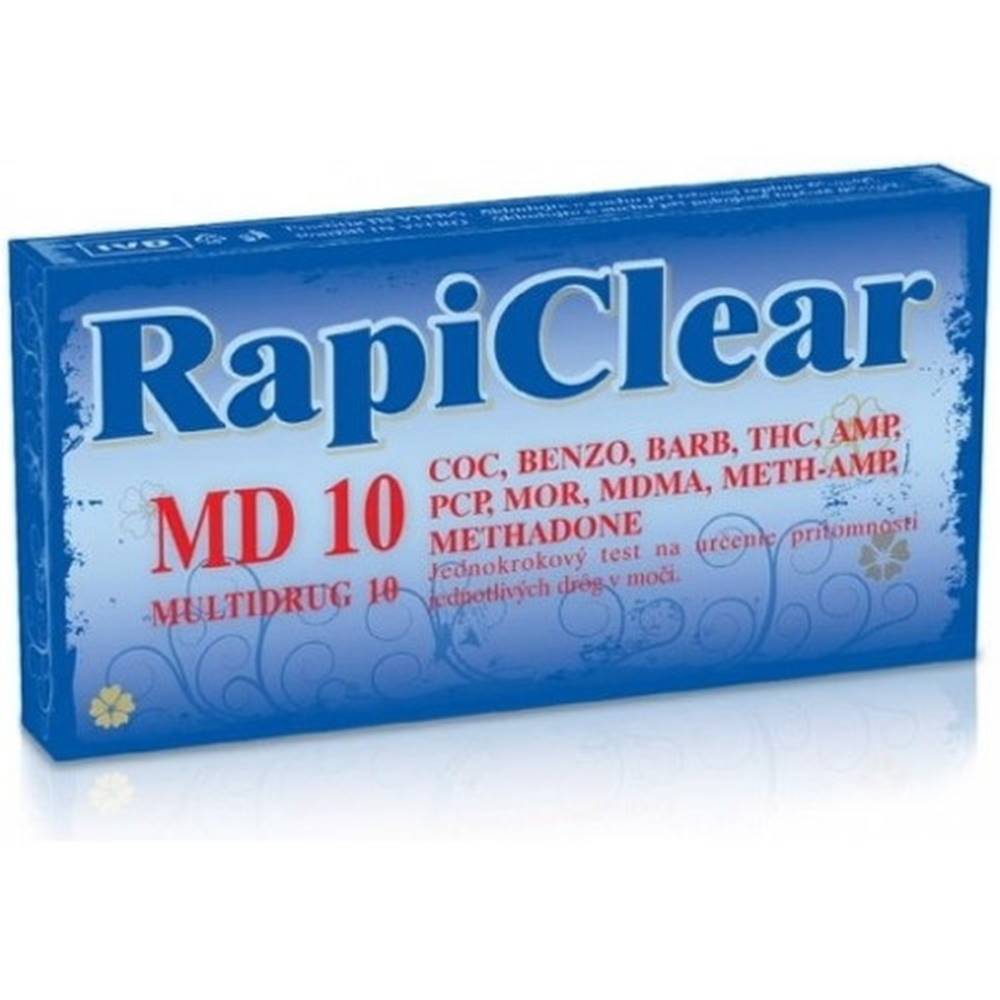 Rapiclear RAPICLEAR MD 10 test na drogy 1 kus