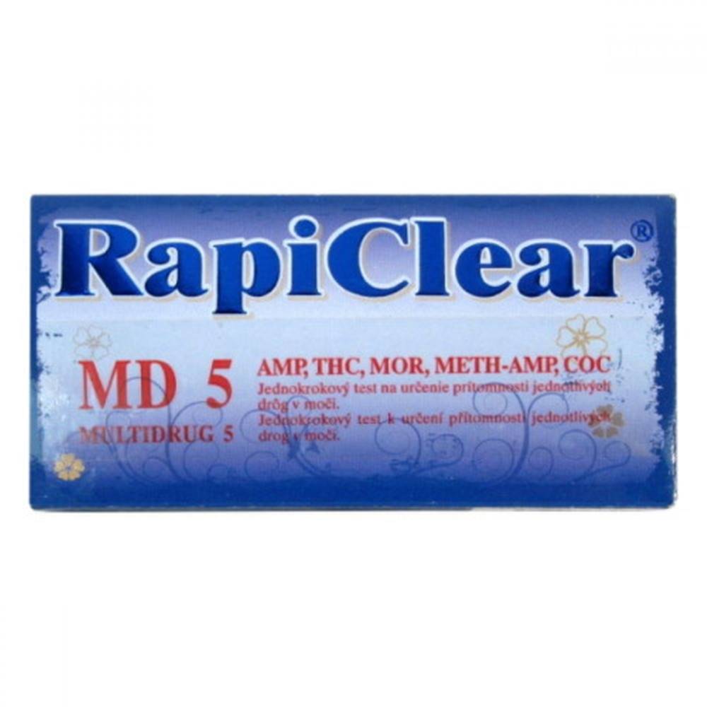 Rapiclear RAPICLEAR MD 5 test na drogy 1 kus