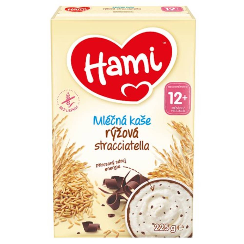 Hami HAMI mliečna kaša ryžová stracciatella 225 g