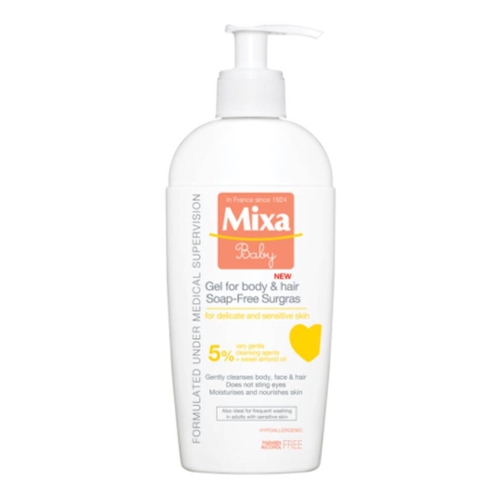 Mixa MIXA Vyživujúci umývací gél pre deti na telo a vlasy 250 ml