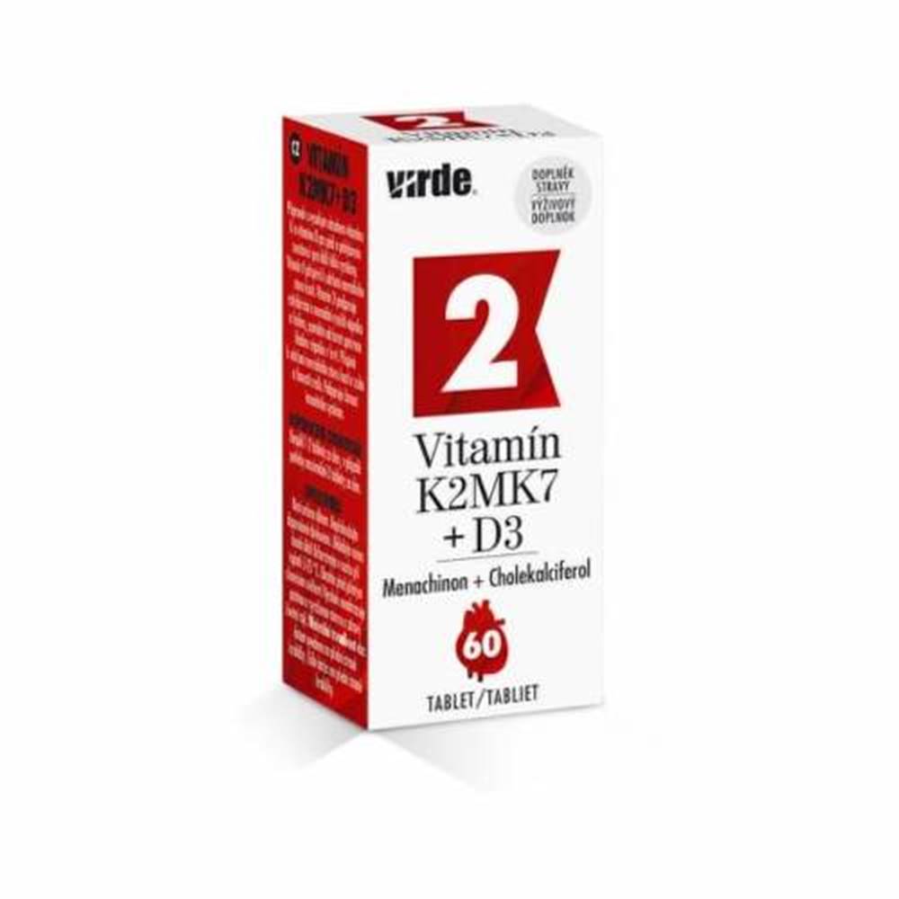 Virde VIRDE Vitamín K2 MK7 + D3 60 tabliet