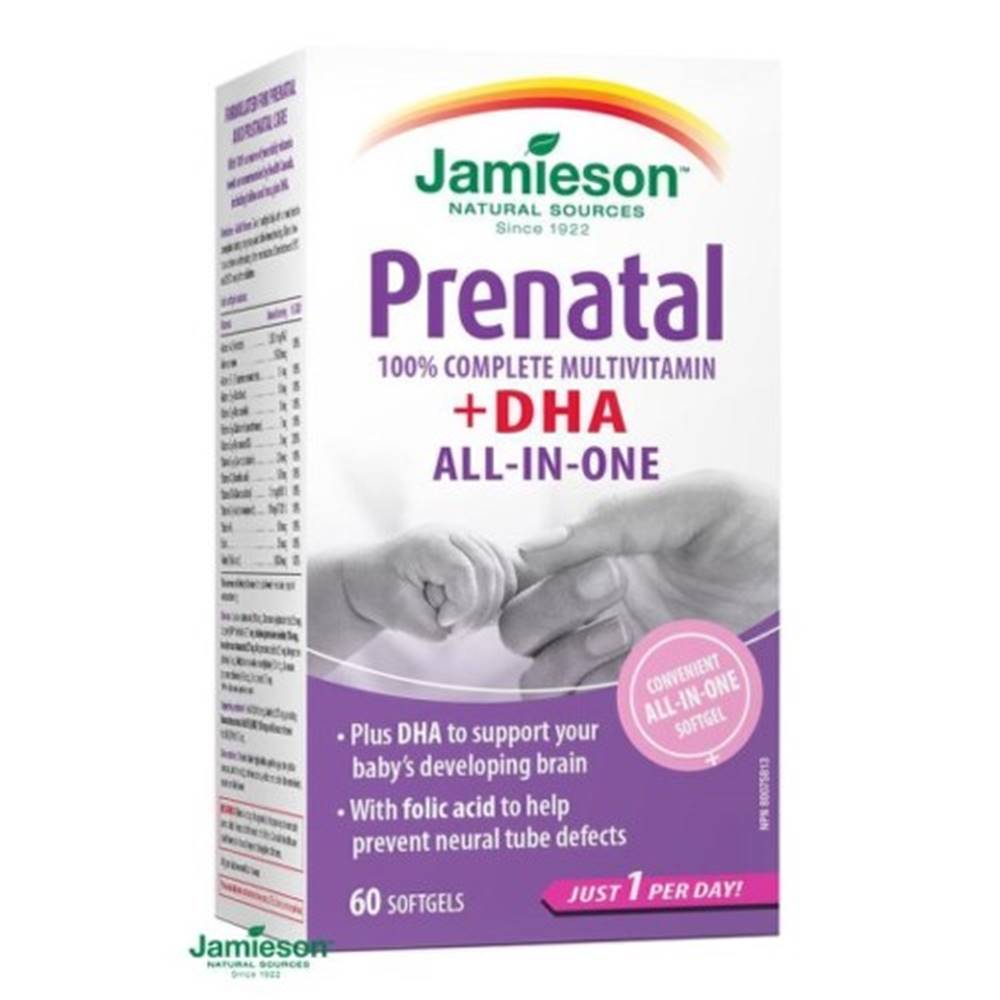 Jamieson JAMIESON Prenatal complete multivitamín + DHA 60 kapsúll