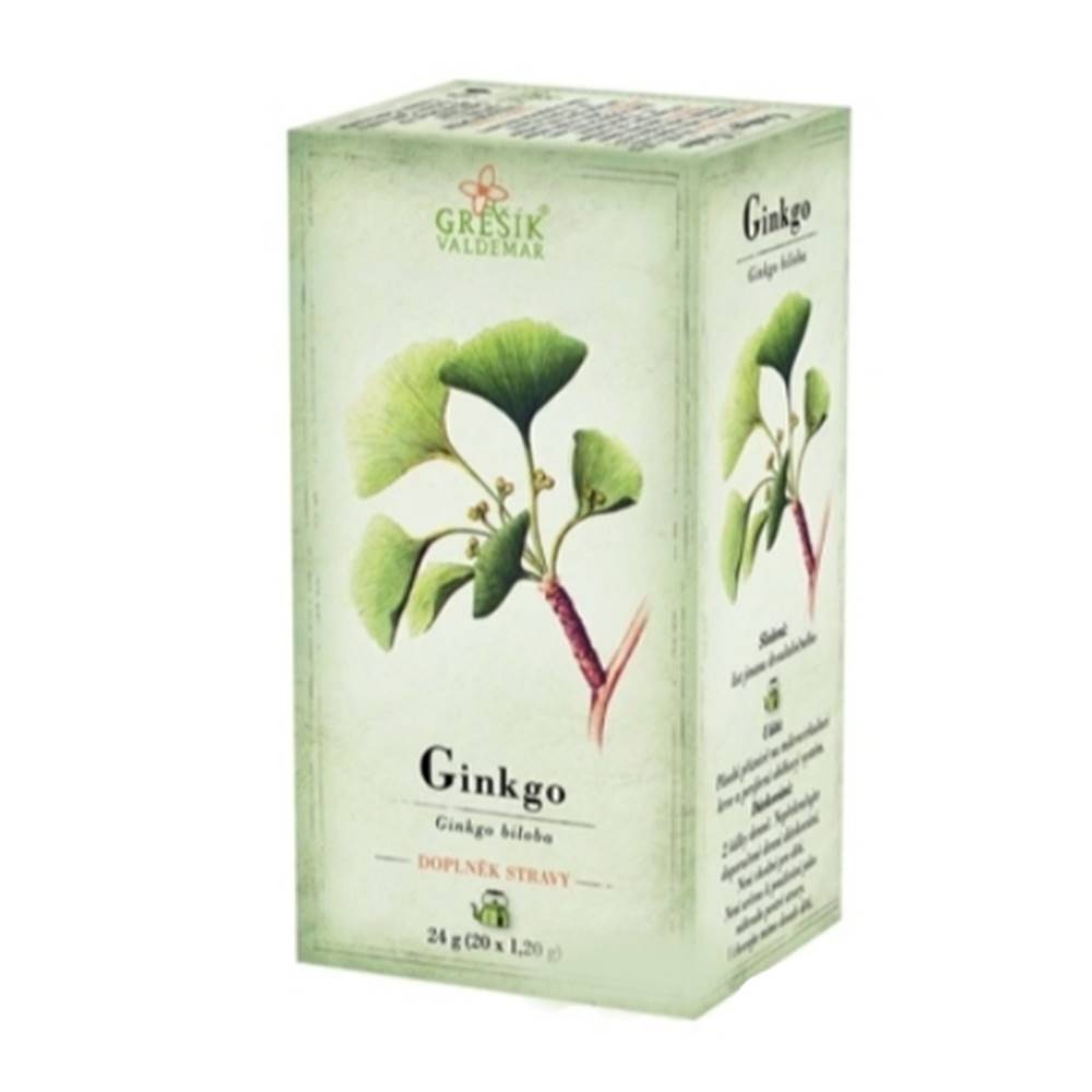 Grešík GREŠÍK Ginko bylinný čaj 20 x 1,2 g