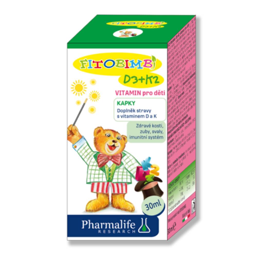 Pharmalife PHARMALIFE Vitamín D3 + K2 pre deti kvapky 30 ml