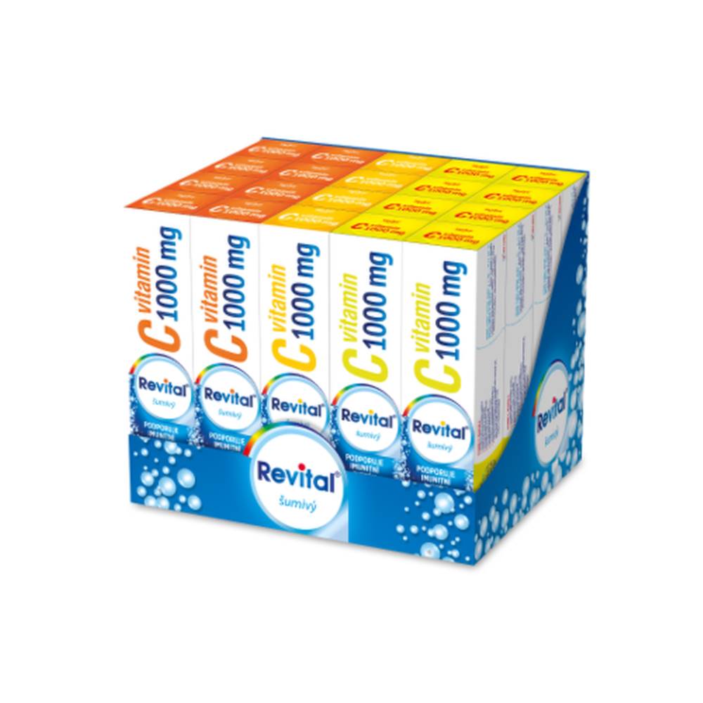 Revital REVITAL Vitamín C 1000 mg šumivý mix box 1 set