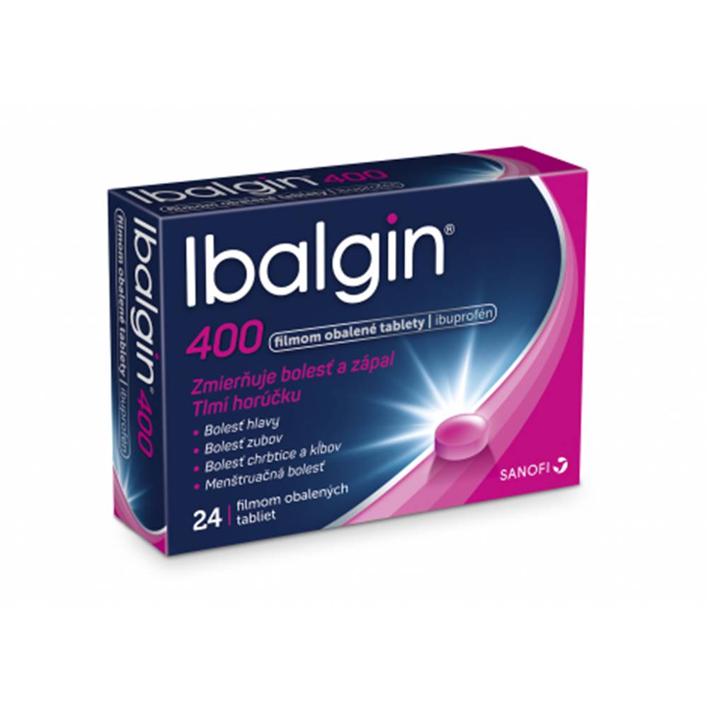 sanofi-aventis Slovakia Ibalgin 400 mg 24 tbl