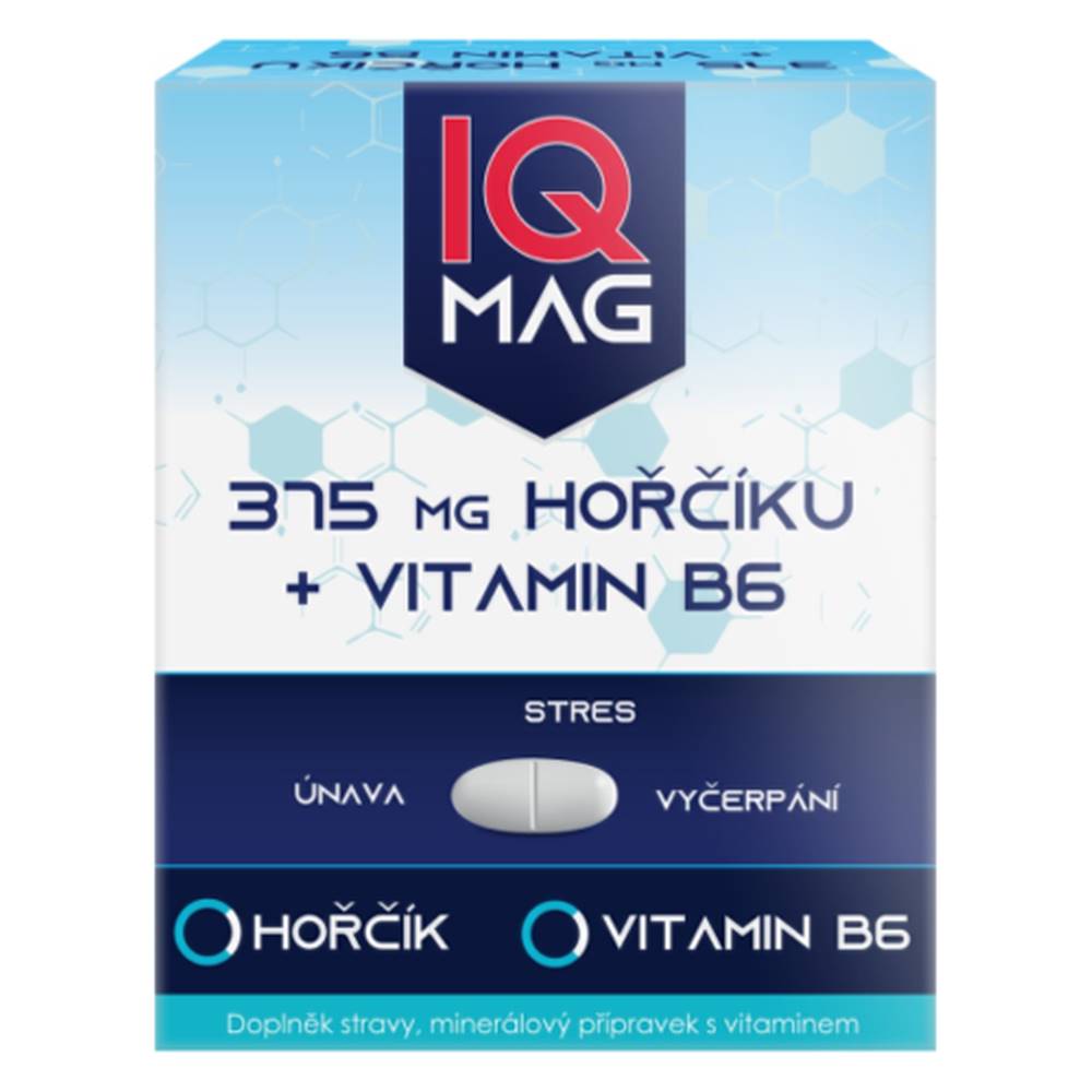 Natur Products NATUR PRODUKT IQ mag horčik 375 mg + vitamín B6 20 šumivých tabliet