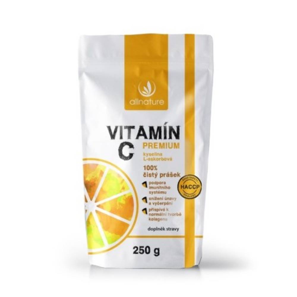 Allnature ALLNATURE Vitamín C premium prášok 250 g