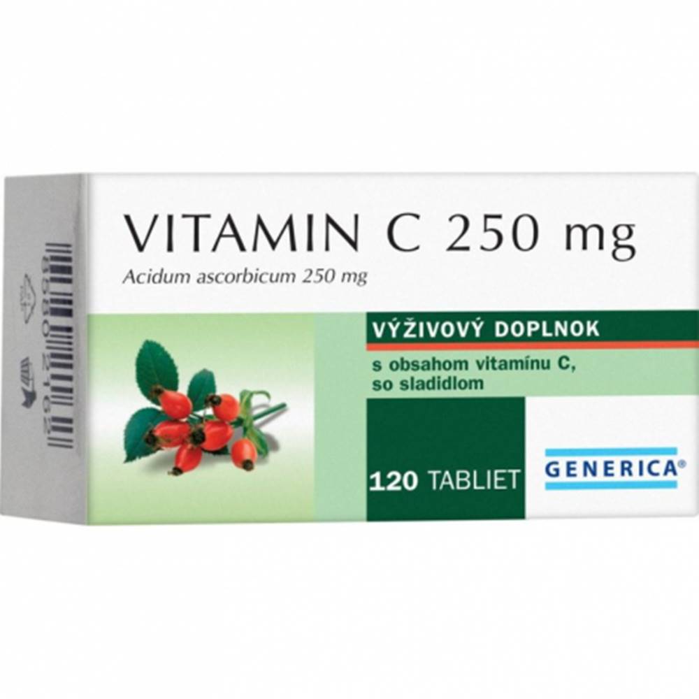 Generica Generica Vitamín C 250mg 120 tbl