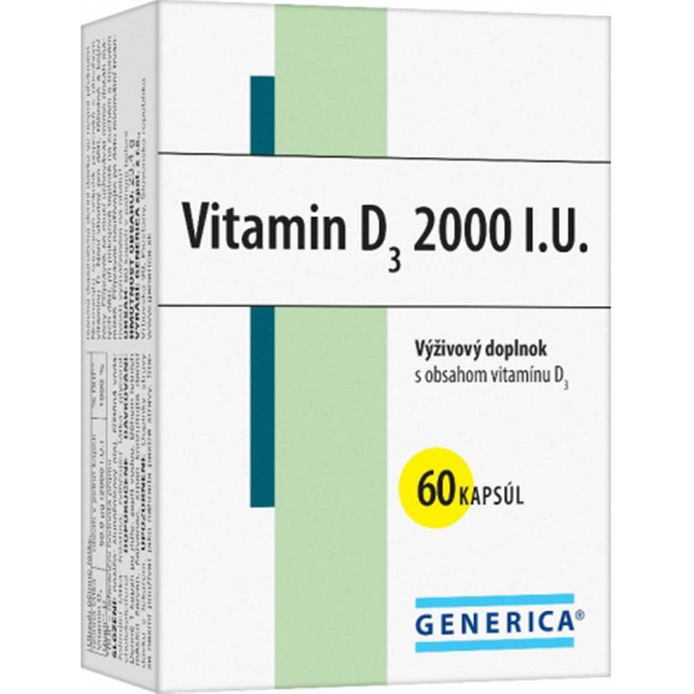 Generica Generica Vitamin D3 2000 I.U. 60 cps
