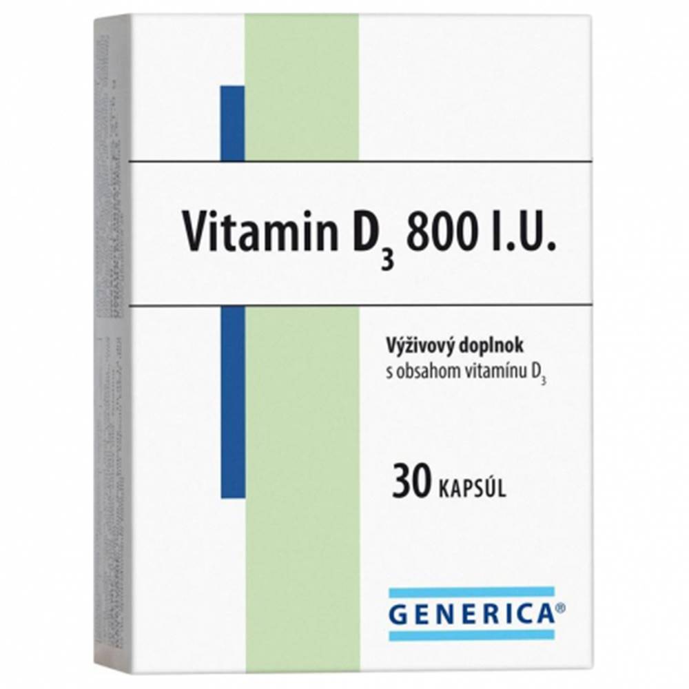 Generica Generica Vitamin D3 800 I.U. 30 cps