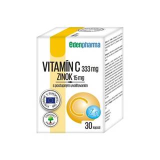 Edenpharma VITAMÍN C + ZINOK s postupným uvoľňovaním 30 cps