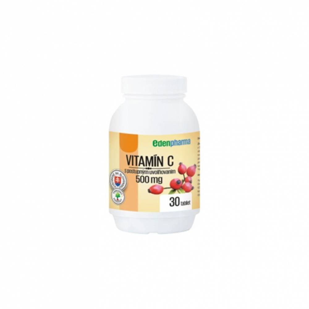 Edenpharma Edenpharma Vitamín C 500 mg s postupným uvoľňovaním so šípkovým extraktom 30 tbl