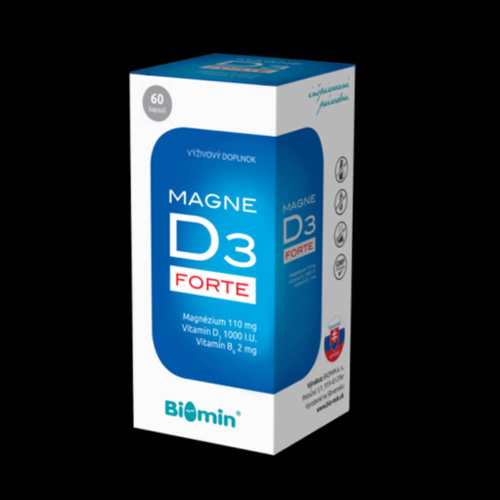 Biomin BIOMIN Magne D3 forte 60 kapsúl