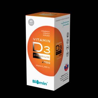BIOMIN Vitamín D3 premium 2000 I.U. 60 kapsúl