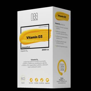 NESVITAMINS Vitamin D3 2000 I.U. 60 kapsúl