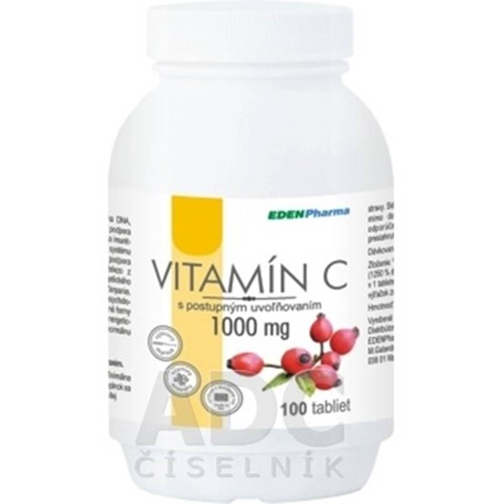 Edenpharma EDENPHARMA Vitamín C 1000 mg 100 tabliet s postupným uvoľňovaním