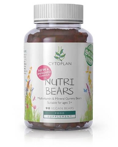 NUTRI BEARS - Gumoví medvedíci, multivitamíny pre deti, jahodové 90ks