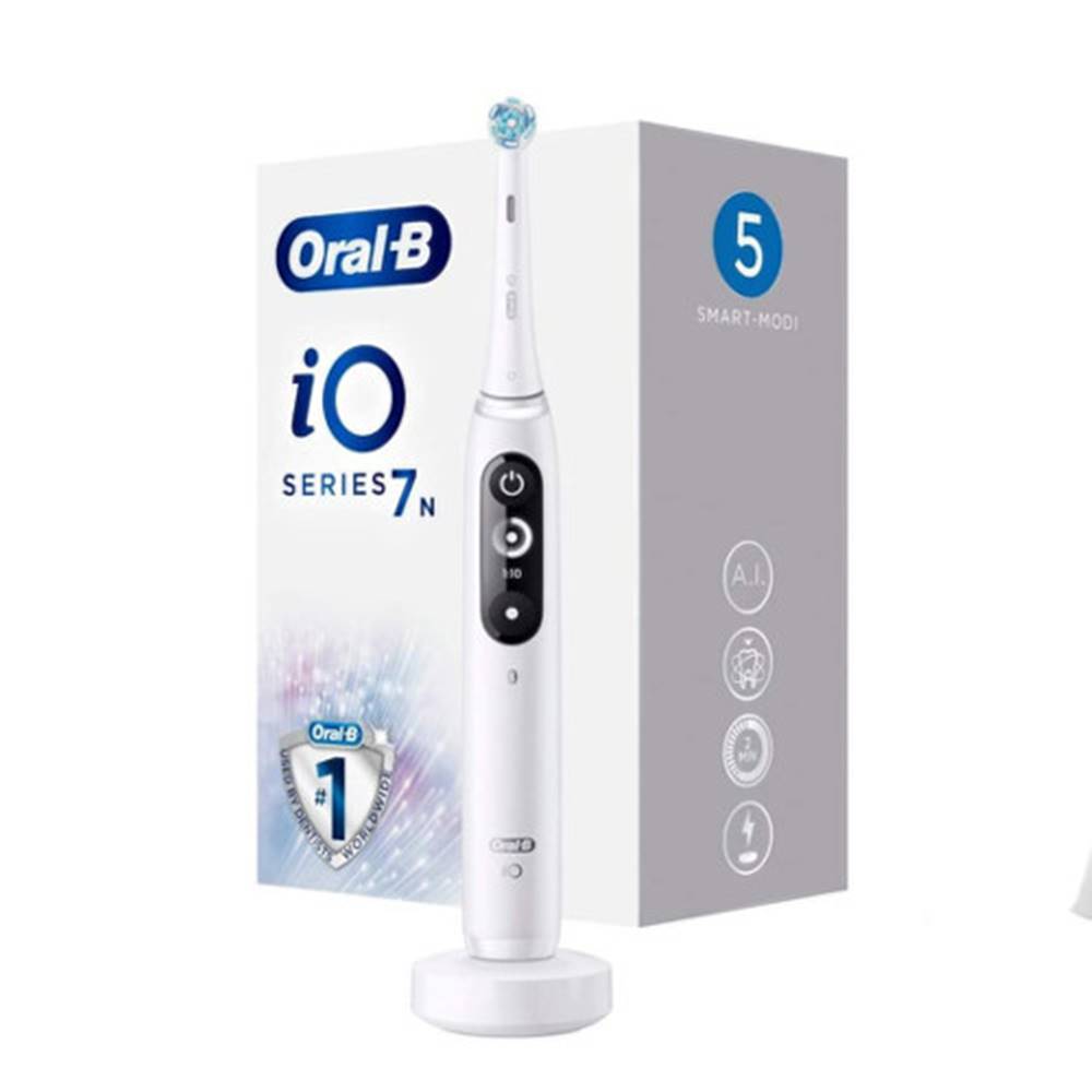 Oral-B ORAL-B io series 7 white elektrická zubná kefka + držiak + puzdro 1 set