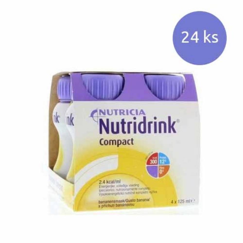 Nutridrink NUTRIDRINK Compact protein banánová príchuť 24x125ml