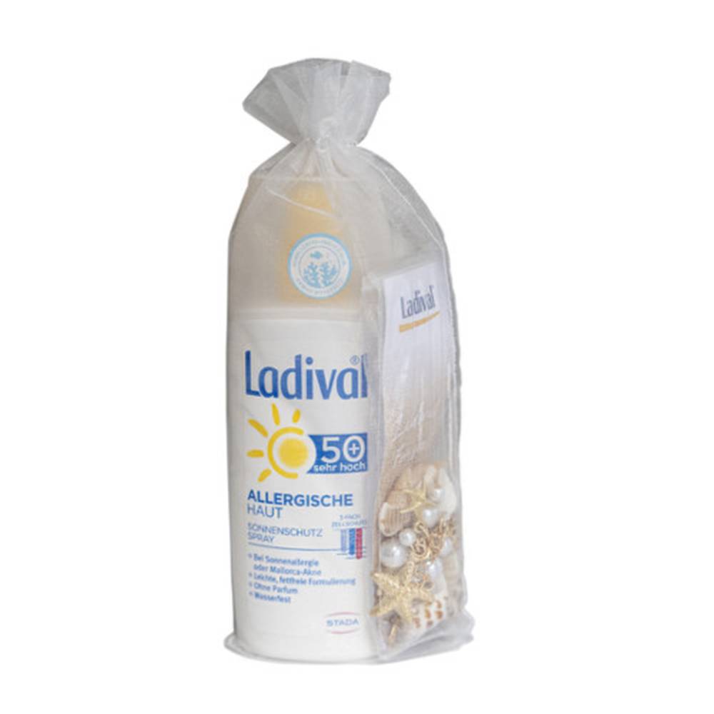 Ladival LADIVAL Allerg SPF 50+ sprej na opaľovanie 150 ml + náramok 1 set