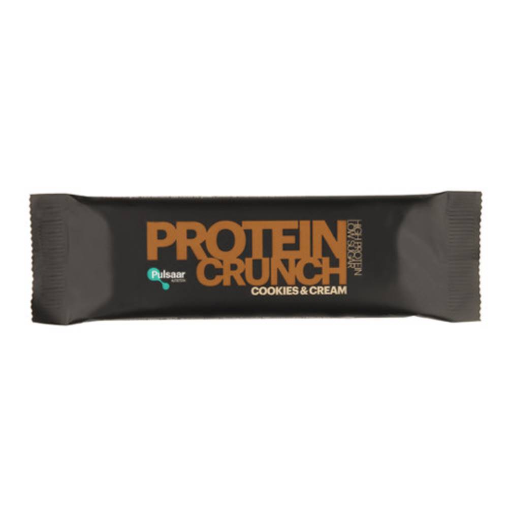 Pulsaar PULSAAR Protein crunch cookies & cream proteínová tyčinka s príchuťou cookies 55 g
