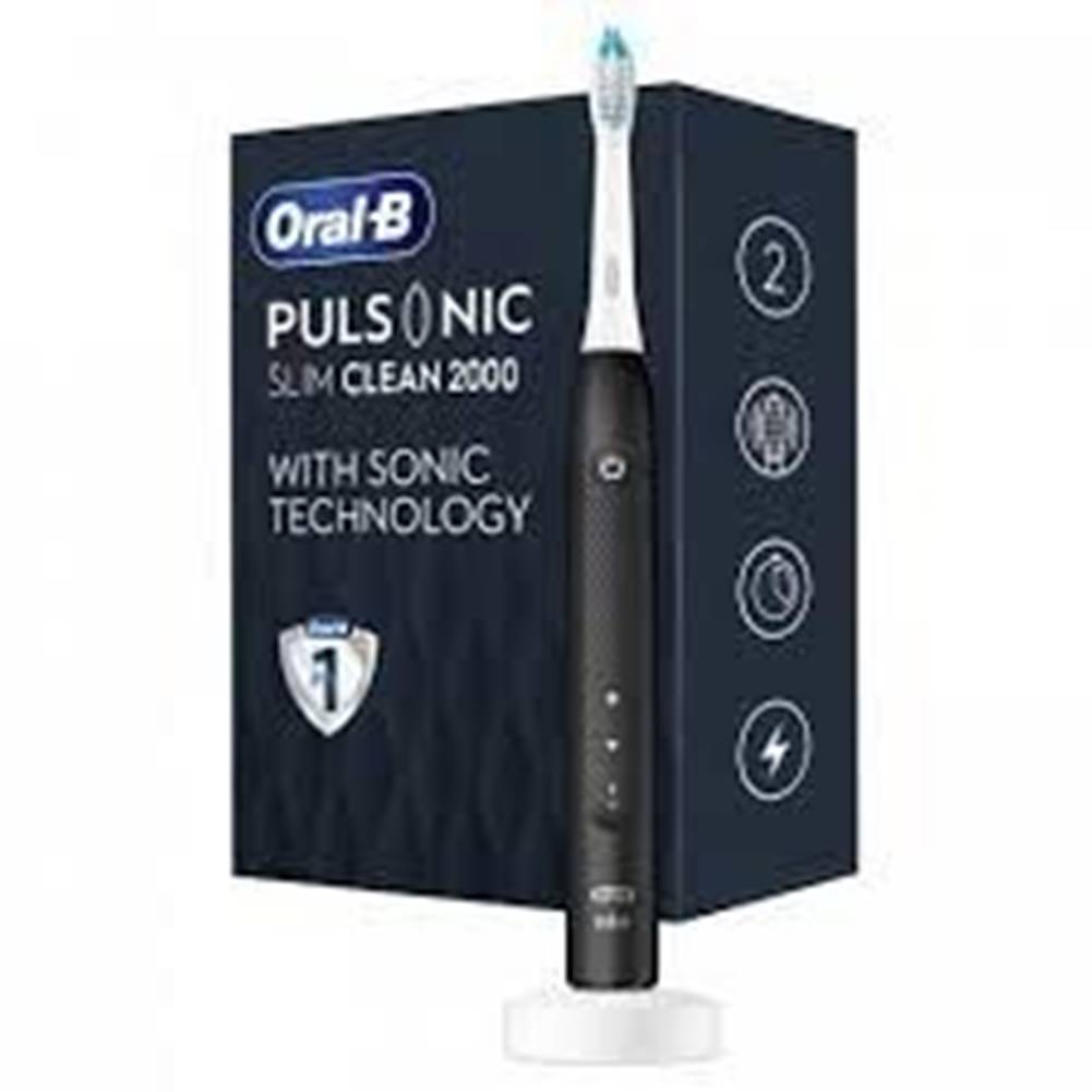 Oral-B ORAL-B Pulsonic slim clean 2000 black sonická zubná kefka 1 ks
