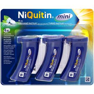 NiQuitin Mini 4 mg pas.ord.60(3 x 20) x 4 mg