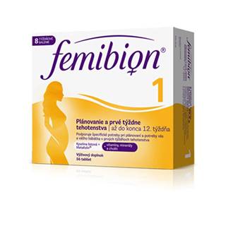 Femibion 1 Plánovanie a prvé týždne tehotenstva tbl (kys. listova + vitamíny, minerály) 56 ks