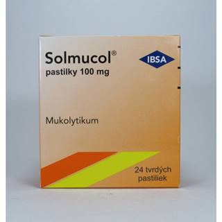 Solmucol 100 mg pastilky 24 past