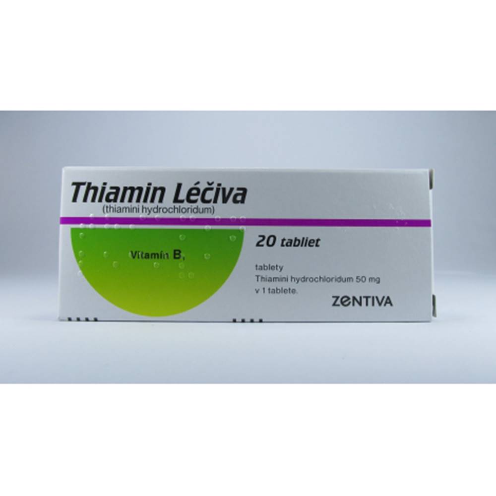  Thiamin Léčiva tbl 50 mg 20 ks