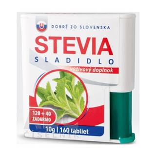 Dobré zo Slovenska STEVIA tbl (sladidlo na báze isomaltu a glykozidov steviolu) 120+40 zadarmo