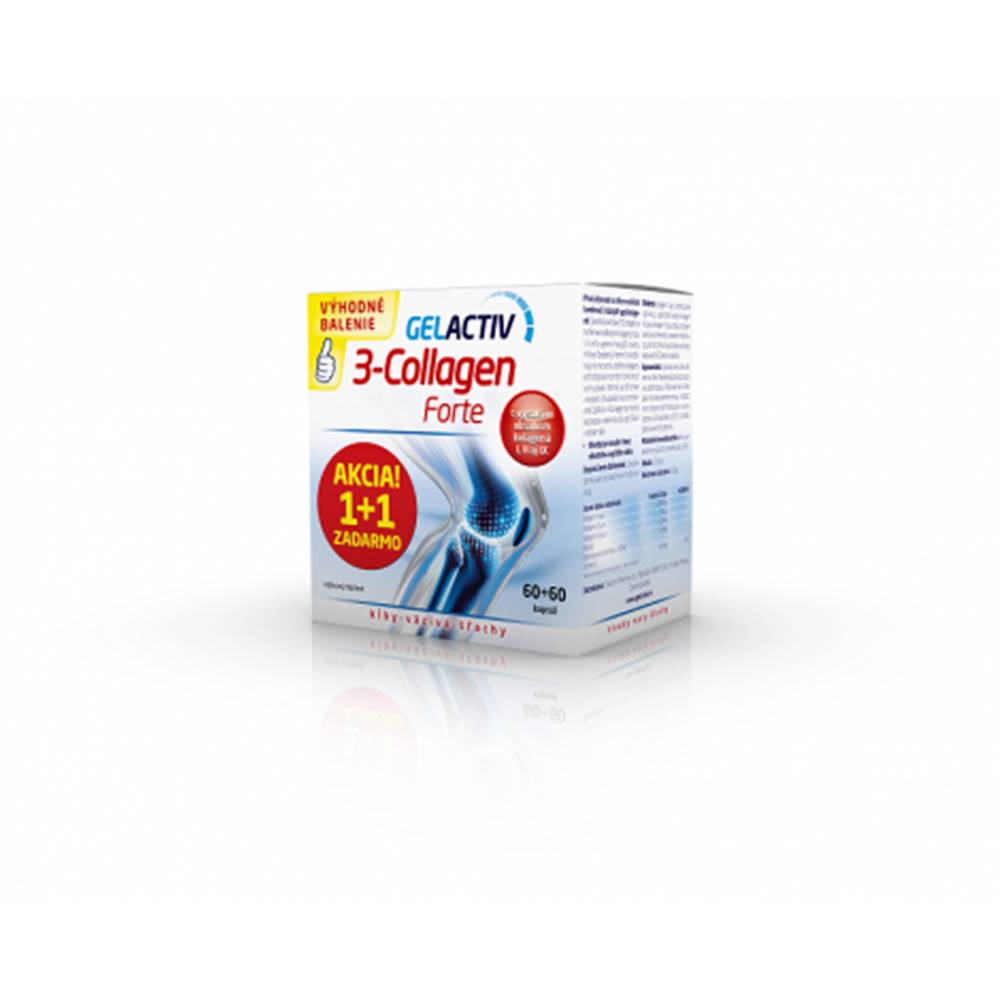  GelActiv 3-Collagen Forte Darčekové balenie 60+60  cps