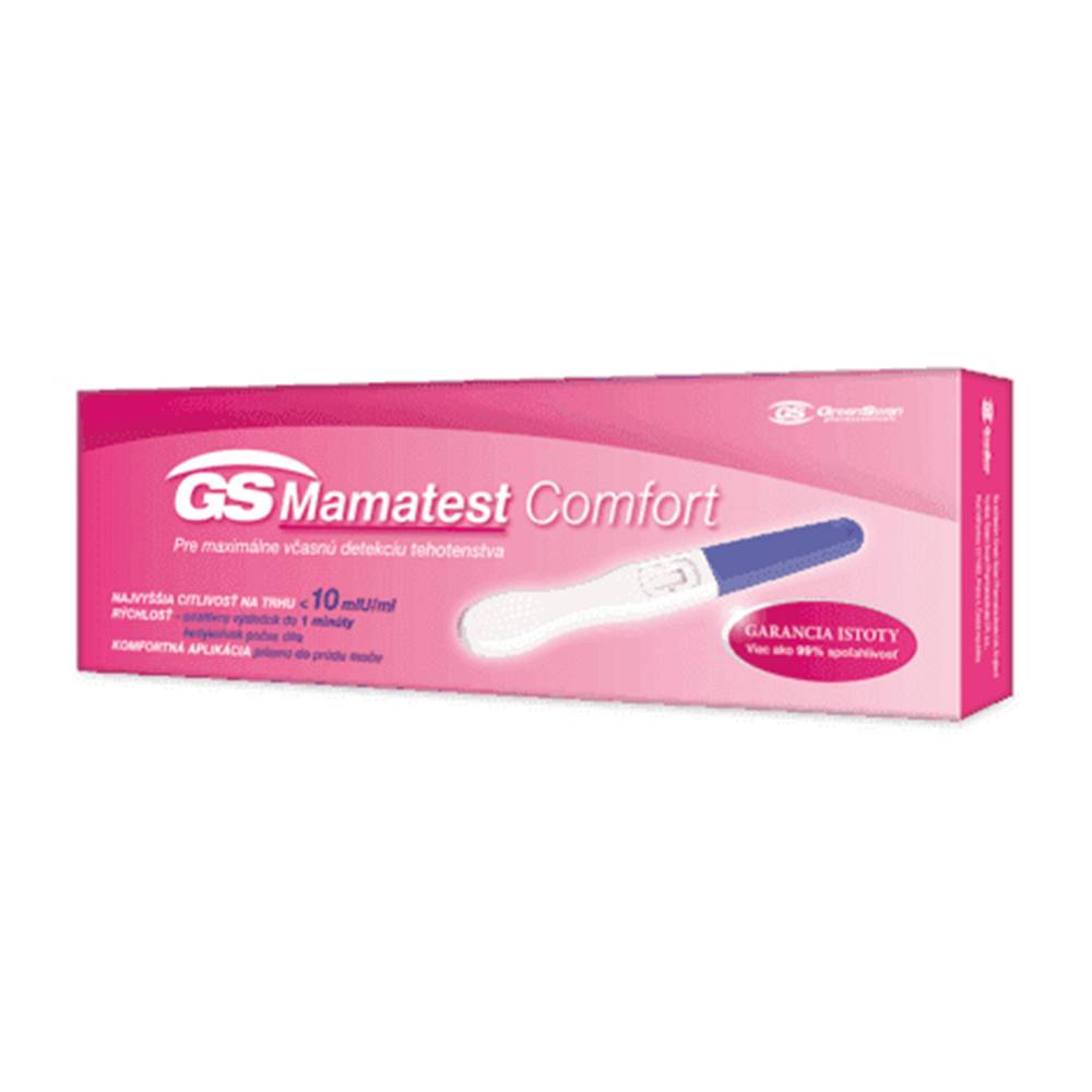  GS Mamatest COMFORT 10 tehotenský test 1 ks
