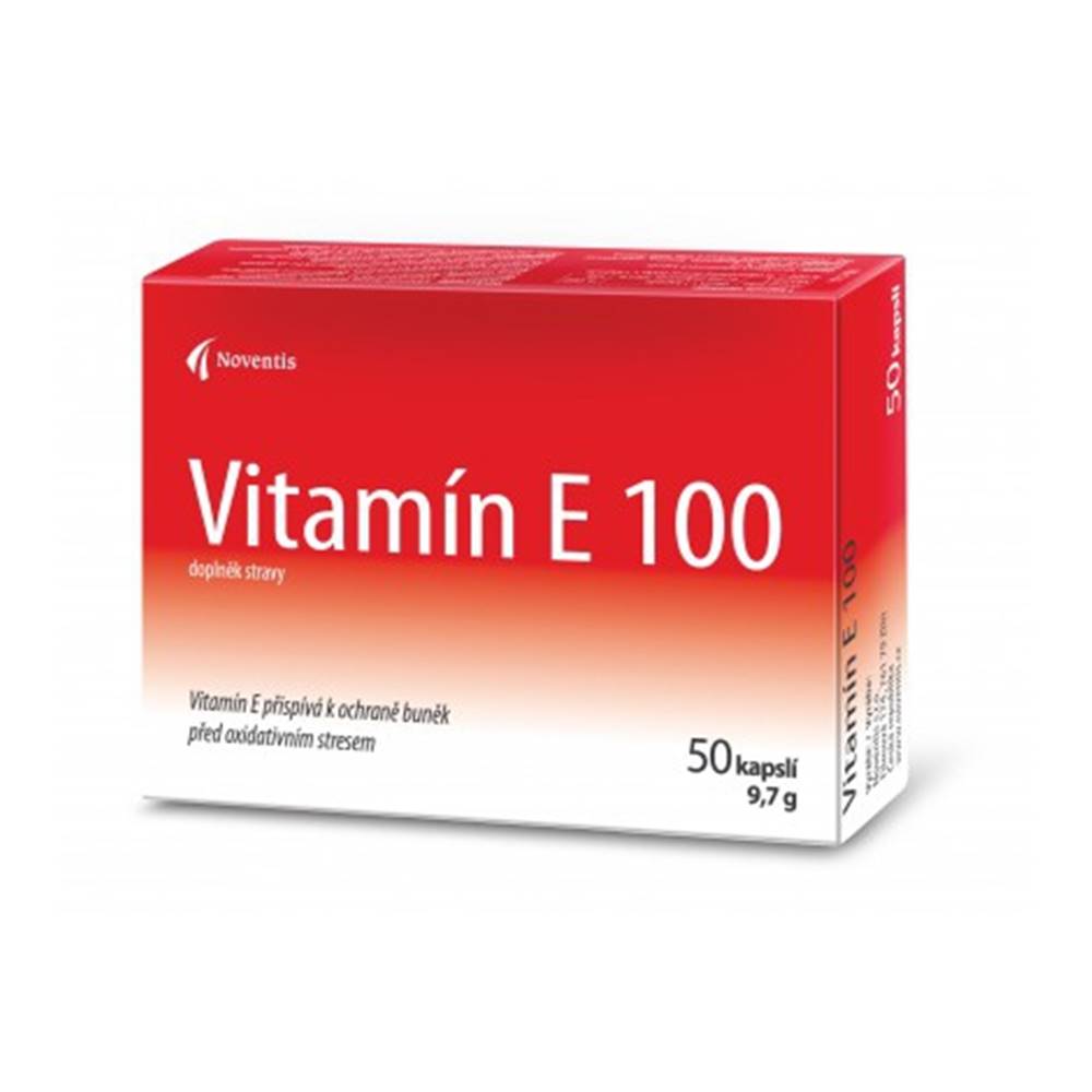  Noventis Vitamín E 100 mg 50 cps