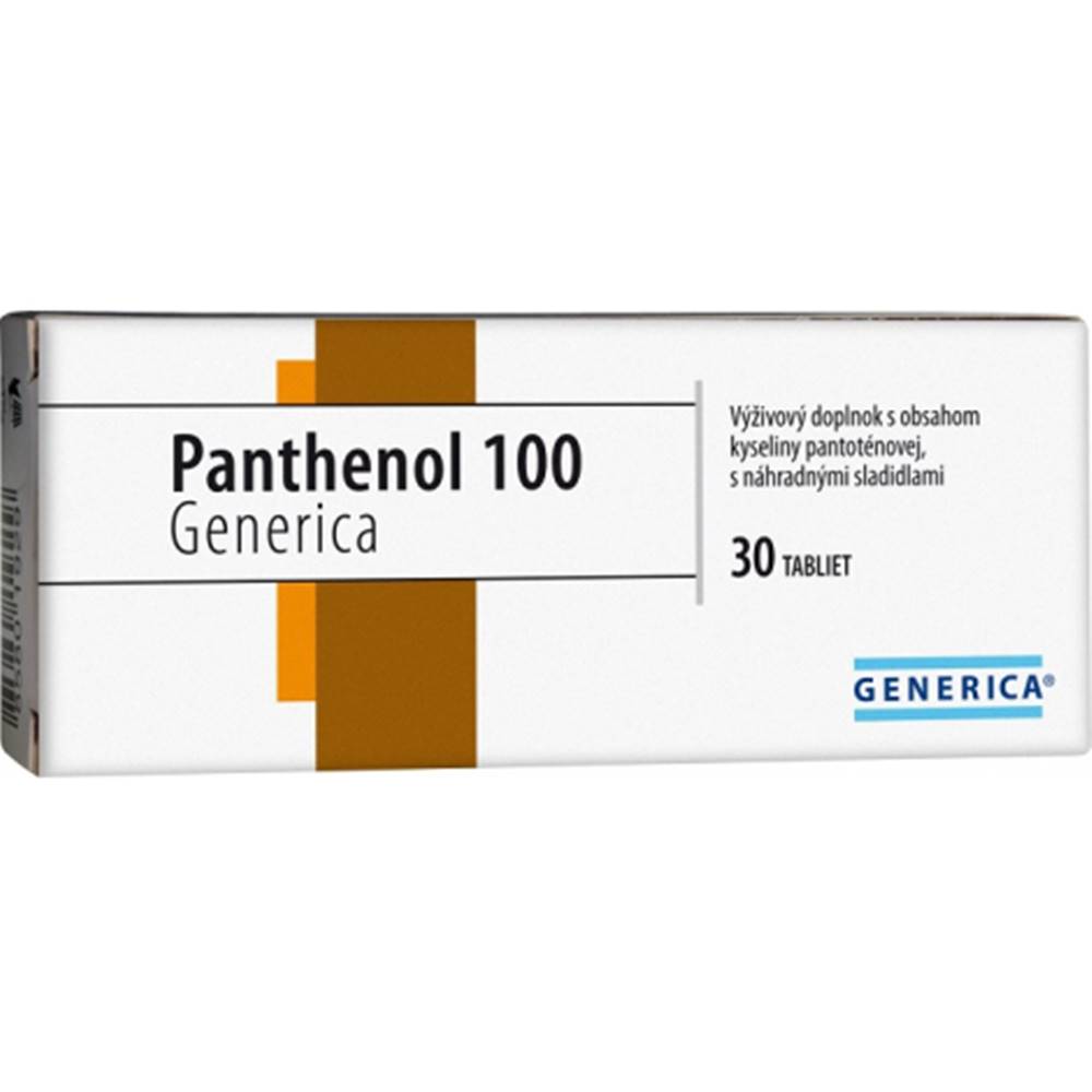  Generica Panthenol 100 30 tbl
