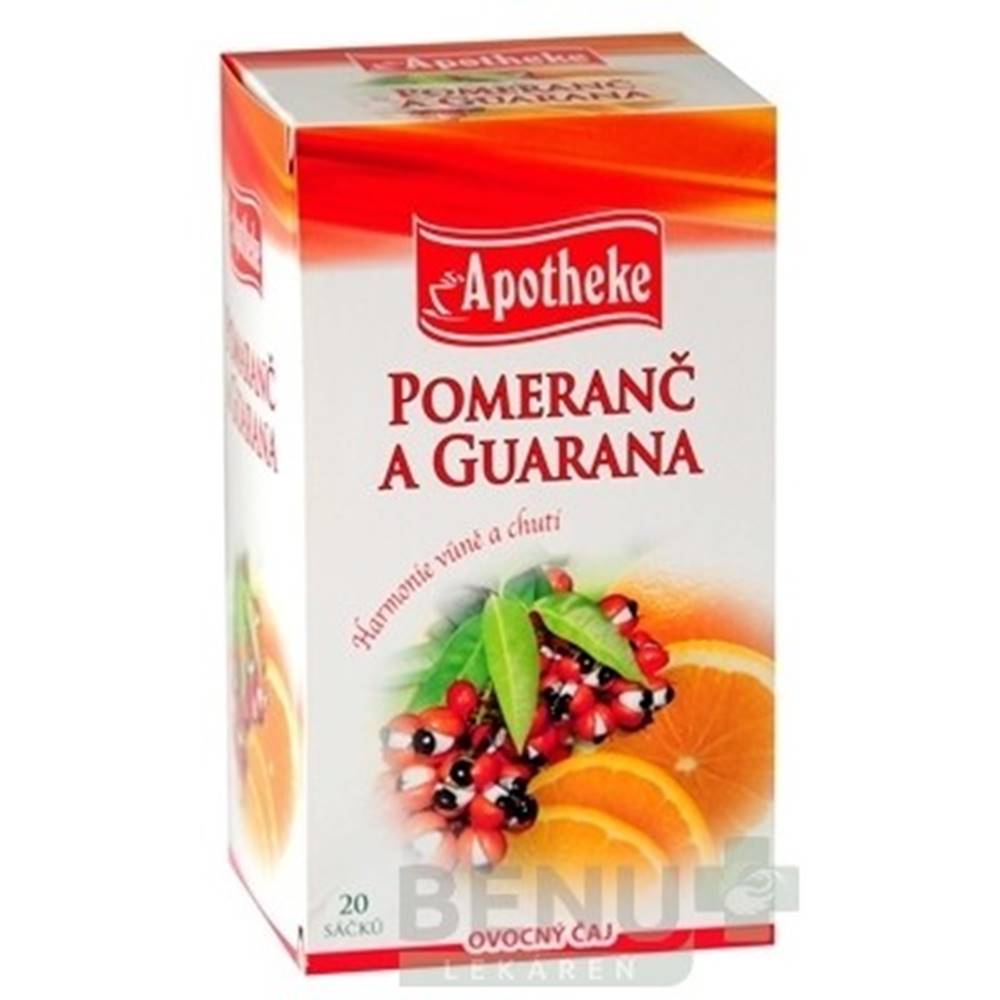 Apotheke APOTHEKE Premier selection čaj pomaranč a guarana 20 x 2 g