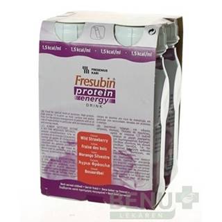 FRESUBIN Protein energy drink, príchuť lesná jahoda 4 x 200 ml