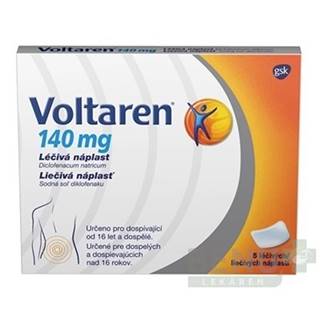 VOLTAREN 140 mg liečivá náplasť 5 kusov