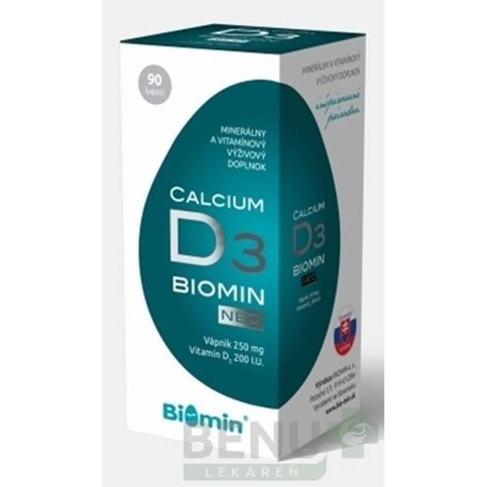Biomin BIOMIN Calcium neo s vitamínom D3 90 tabliet