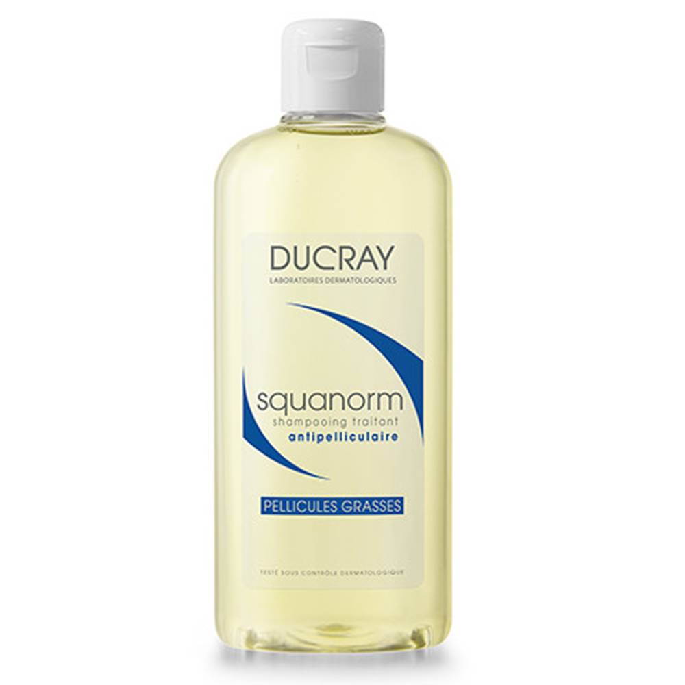 Ducray DUCRAY Squanorm šampón proti mastným lupinám s dlhotrvajúcim účinkom 200 ml