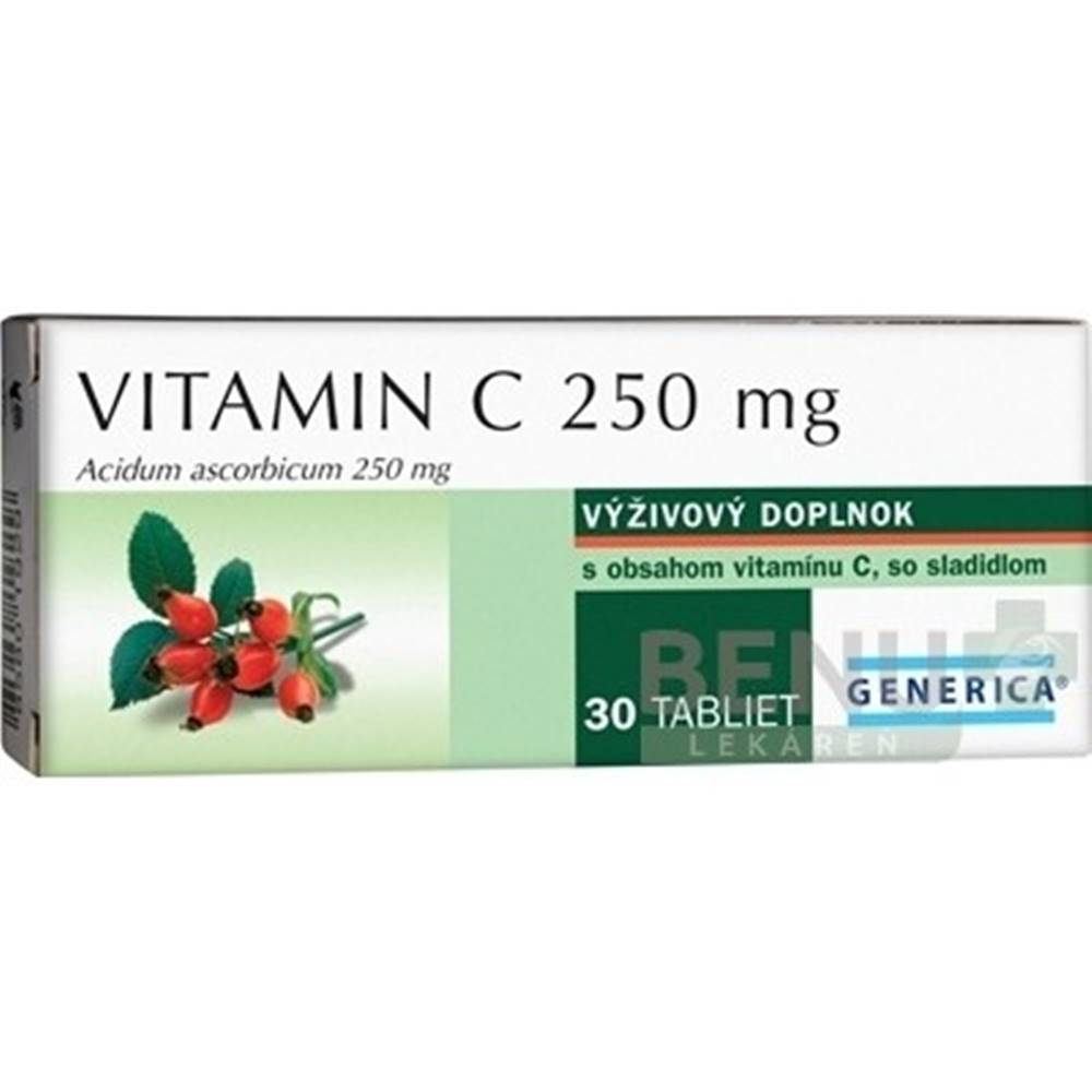 Generica GENERICA Vitamín C 250 mg 30 tabliet
